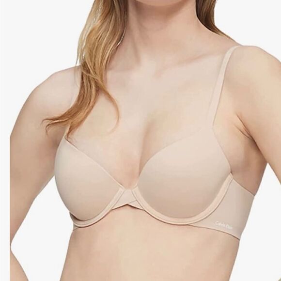 Calvin Klein Women's Perfectly Fit Lightly Lined T-Shirt Bra with Memory Touches - Picture 1 of 6